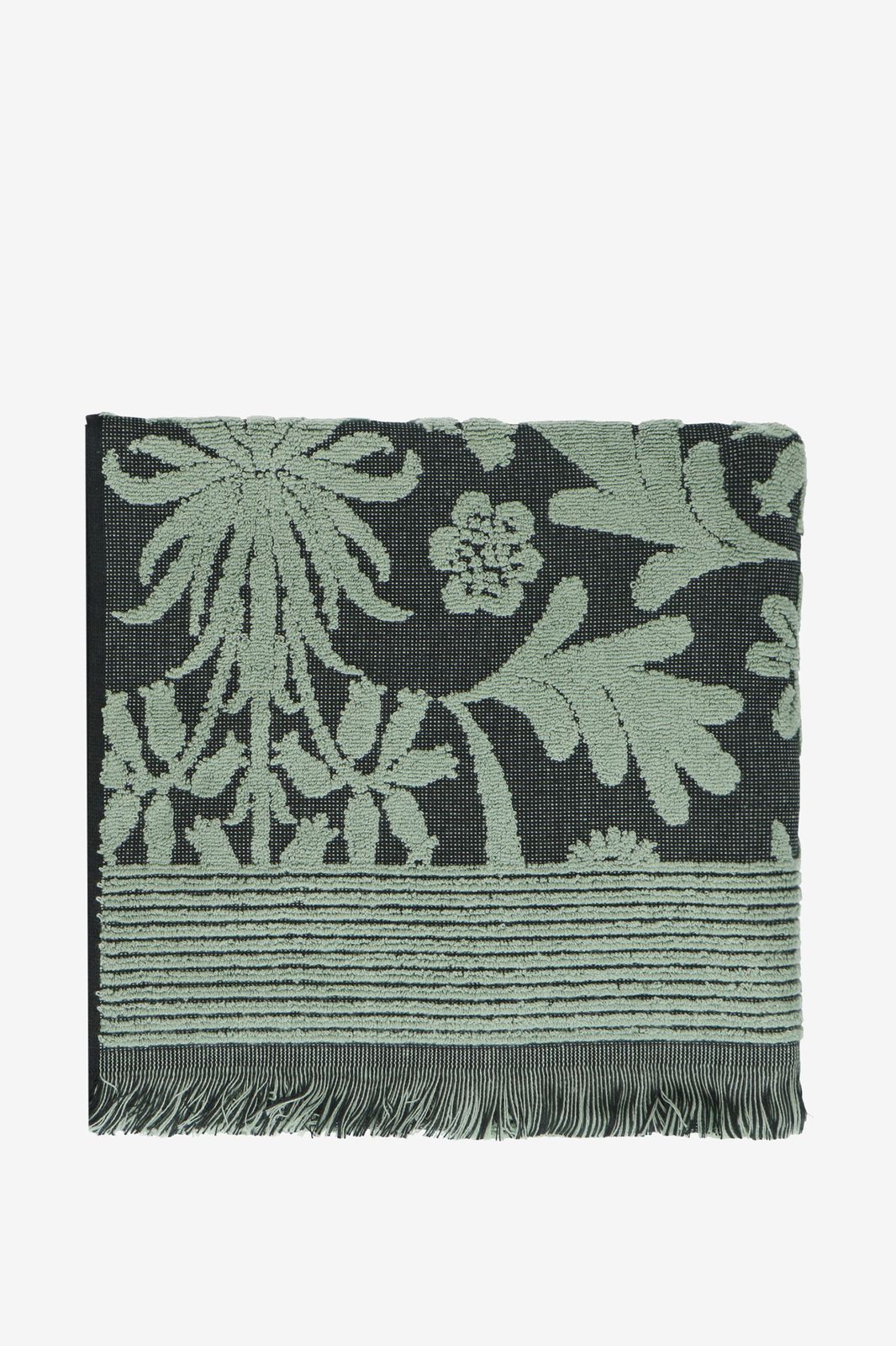 Nuttig Verandering Rondsel Handdoek groen met bloemenprint - Homeland | Sissy-Boy