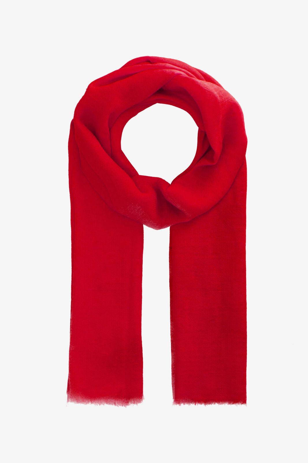 een rechtbank Observatorium Rode sjaal van wol en zijde mix - Dames | Sissy-Boy