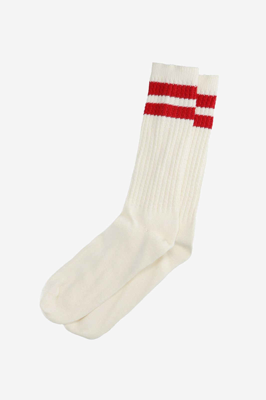 pastel Tijd verdund Heroes on Socks sokken met rode strepen - Heren | Sissy-Boy