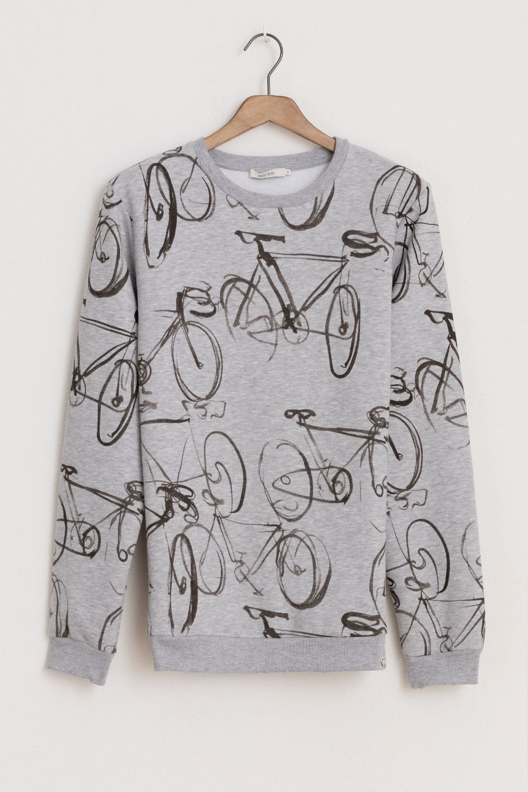 katoenen sweater print fiets - Heren | Sissy-Boy