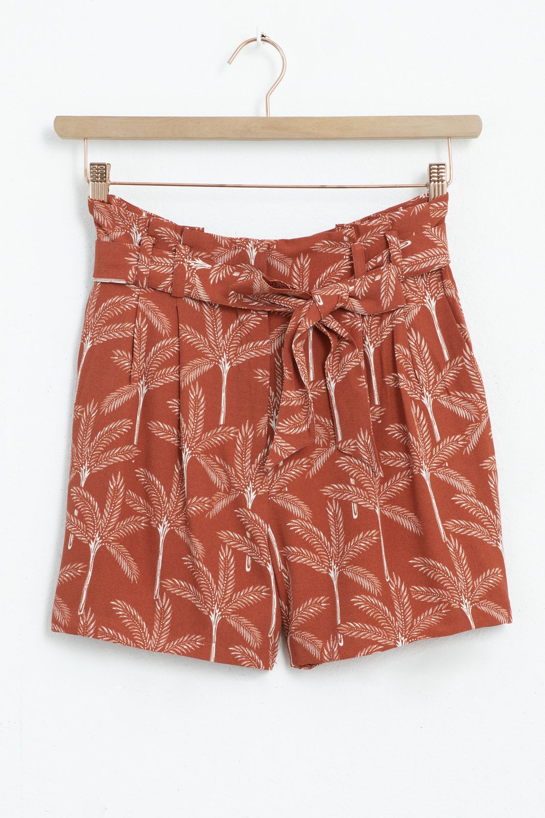 humor extract West Rode paperbag shorts met all over palmboom print - Dames | Sissy-Boy
