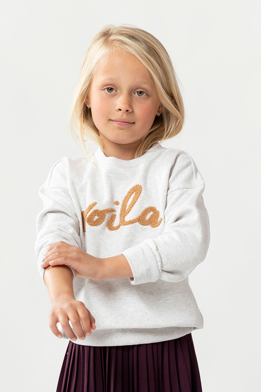 Anders Magnetisch verrassing Lichtgrijze sweater voila - Kids | Sissy-Boy