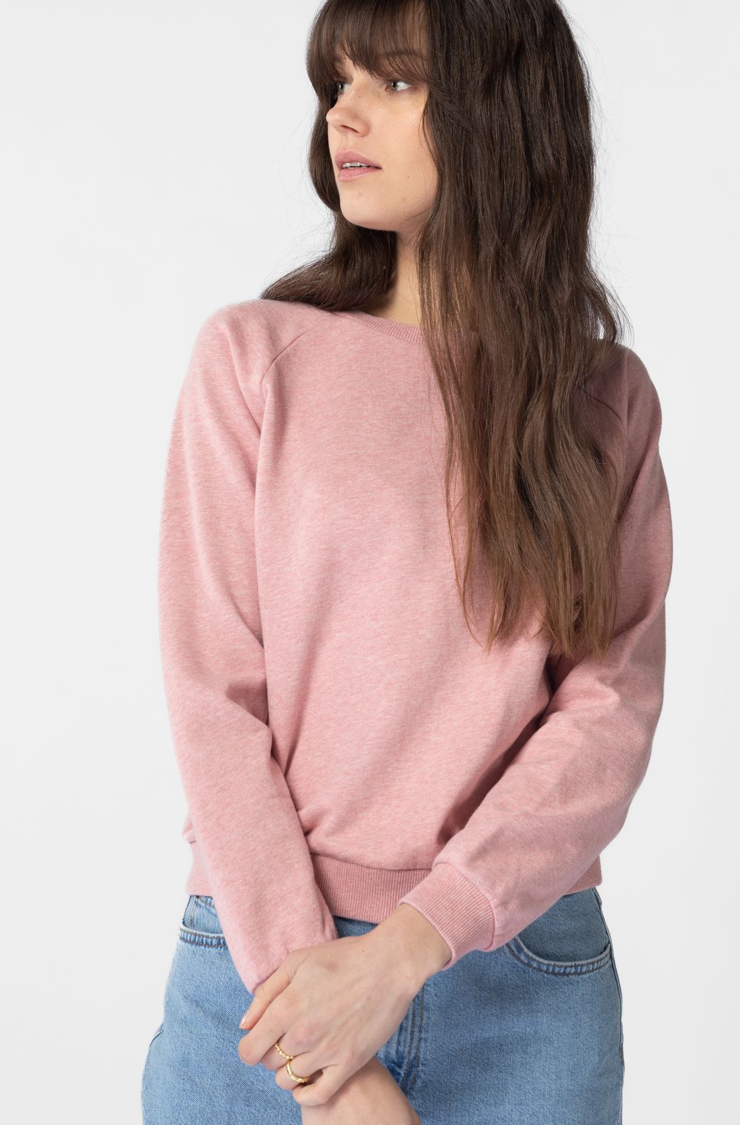 klimaat spanning dak Roze katoenen sweater - Dames | Sissy-Boy