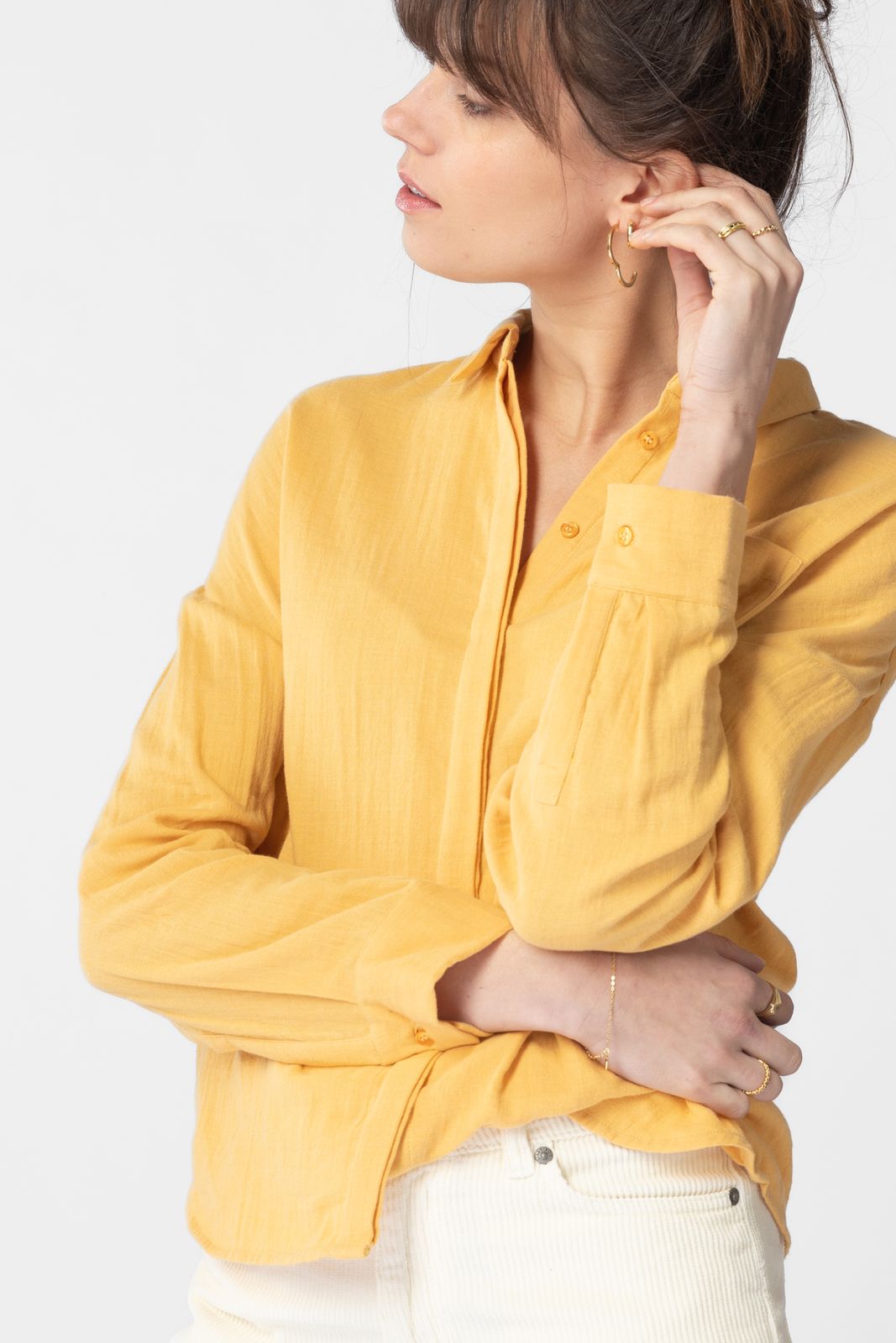 Kliniek verzending Overzicht Gele mousseline blouse - Dames | Sissy-Boy