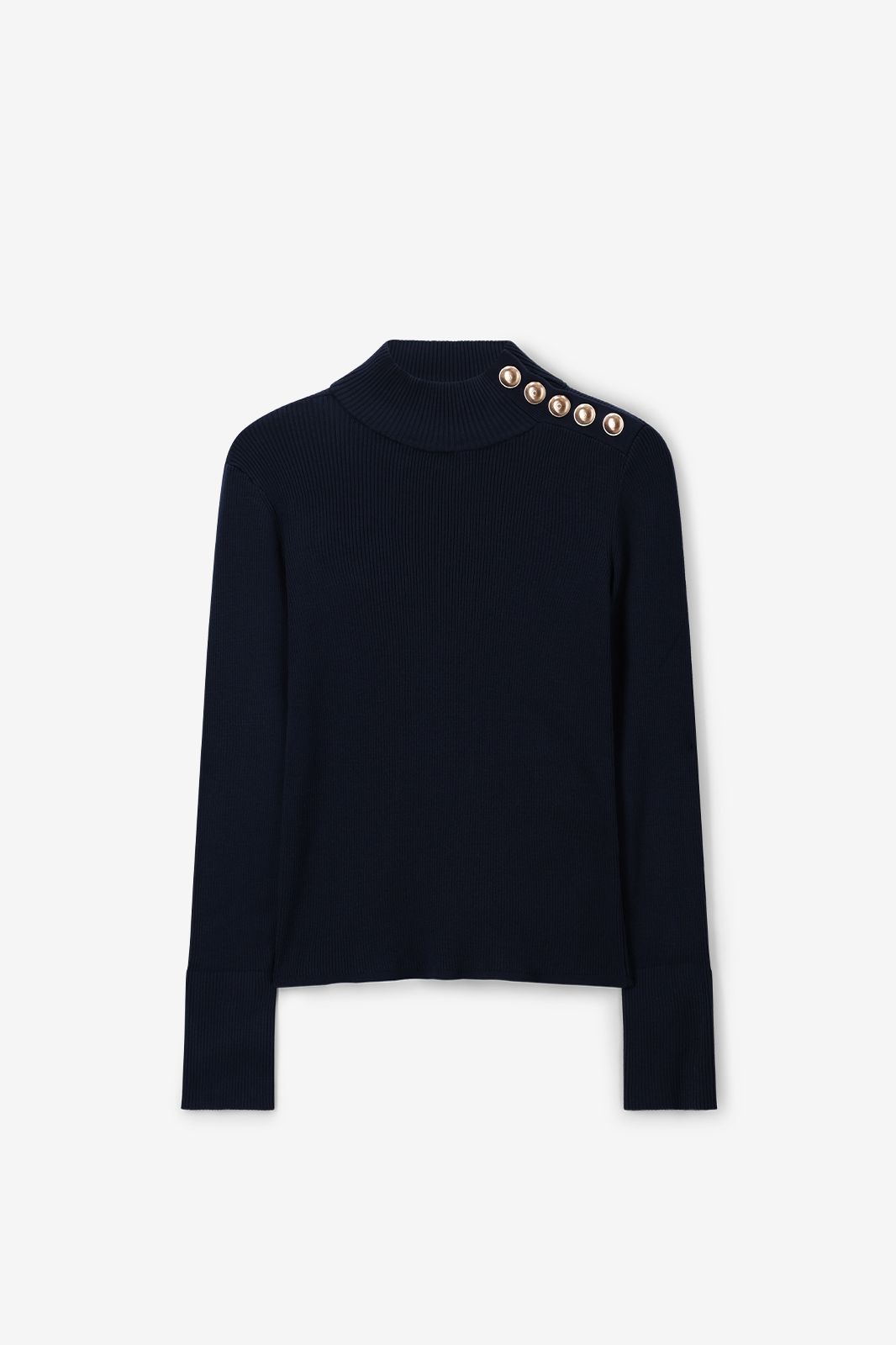 Sissy Boy Lichtblauwe Coltrui Dames Donkerblauwe Coltrui Met