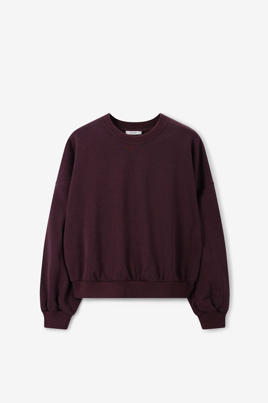 Donkerbruine sweater met lurex Dames Sissy-Boy