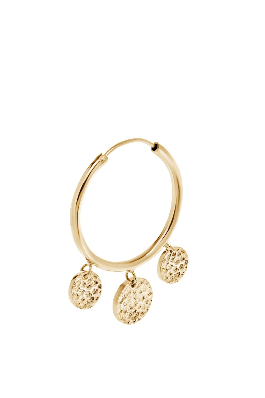 A-Brend Gold-plated Creole Mink