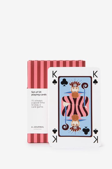 A-journal roze gestreept kaartspel - Homeland | Sissy-Boy