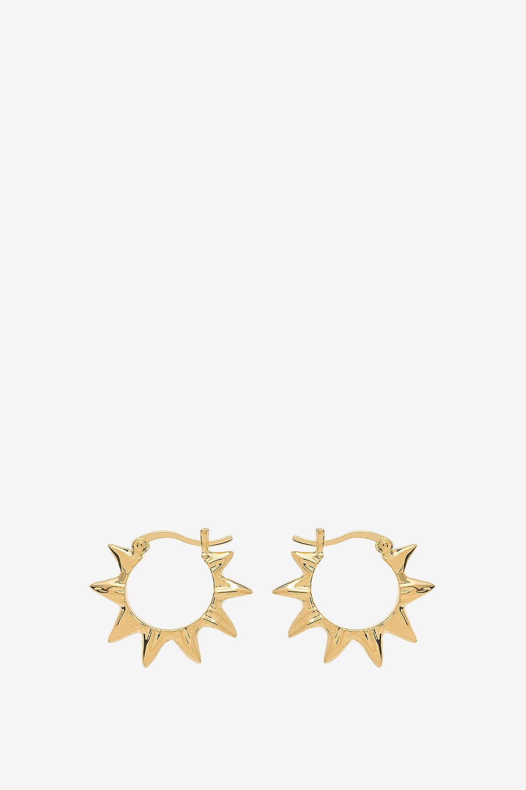 Anna + Nina Kreolen Small Soleil - goldfarben