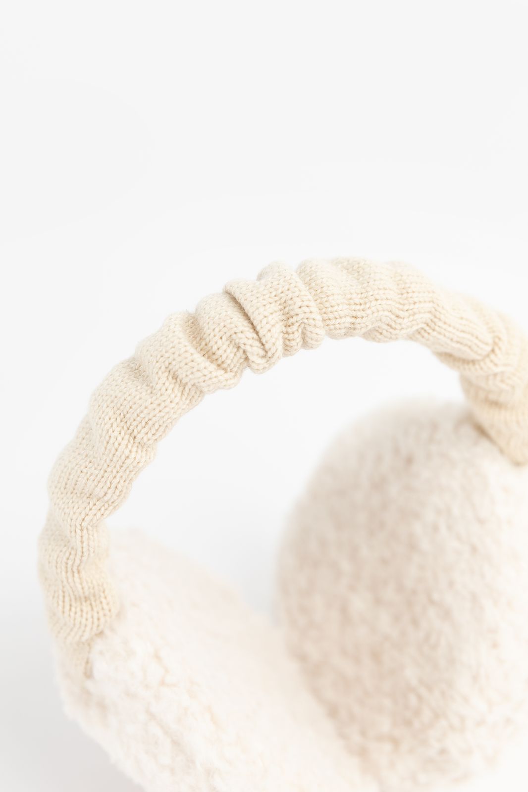 Barts cache-oreilles peluche - blanc