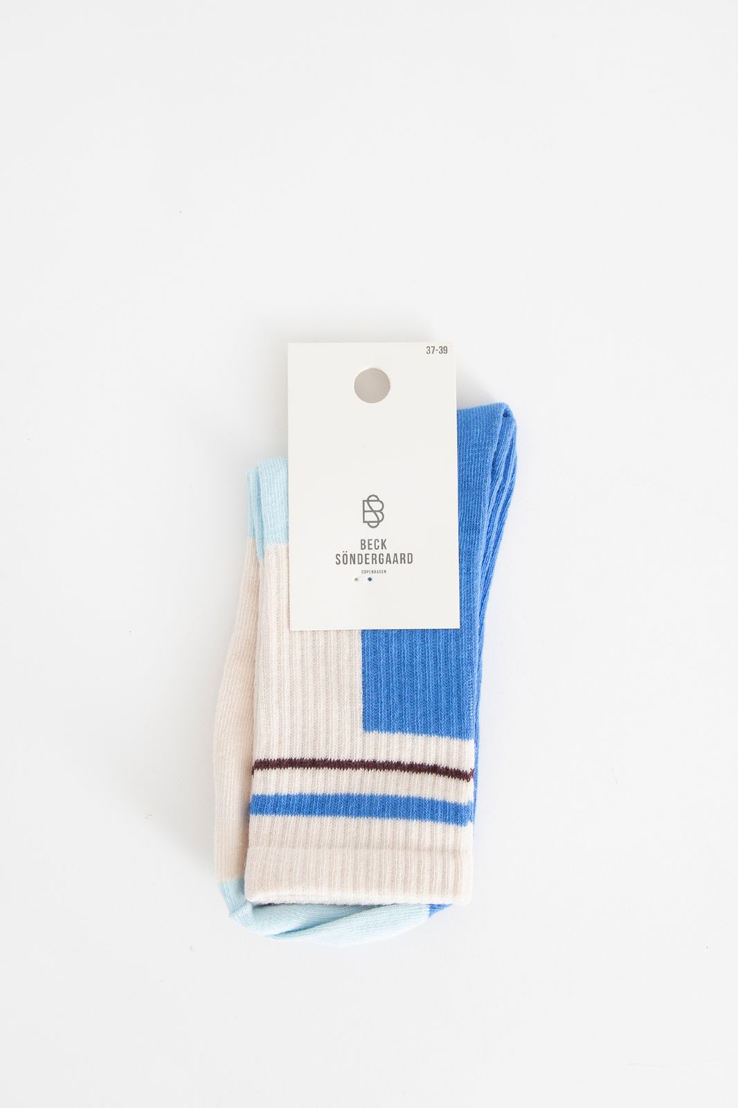 Becksondergaard Socken in Colorblocking-Optik - blau