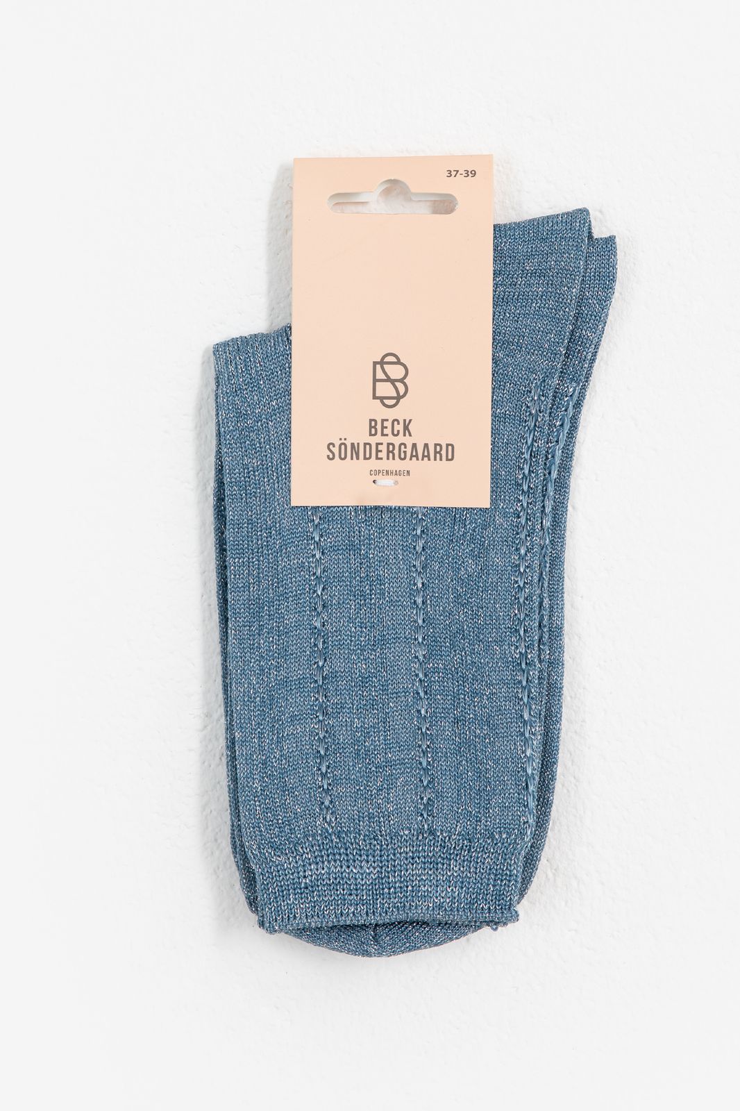 Becksondergaard Glitter Drake sokken blauw - Dames | Sissy-Boy