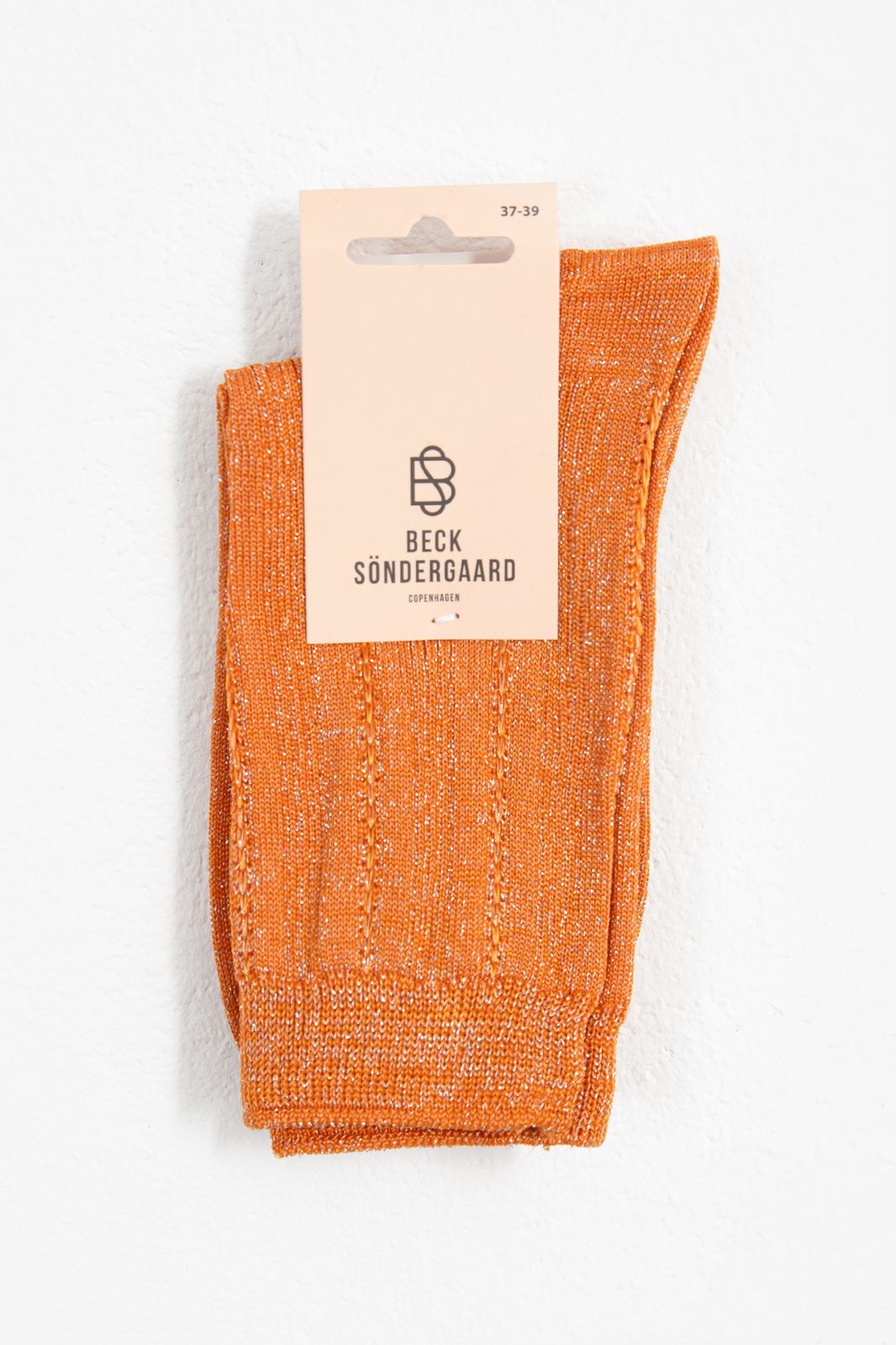 Chaussettes à dragon pailleté Becksondergaard - orange
