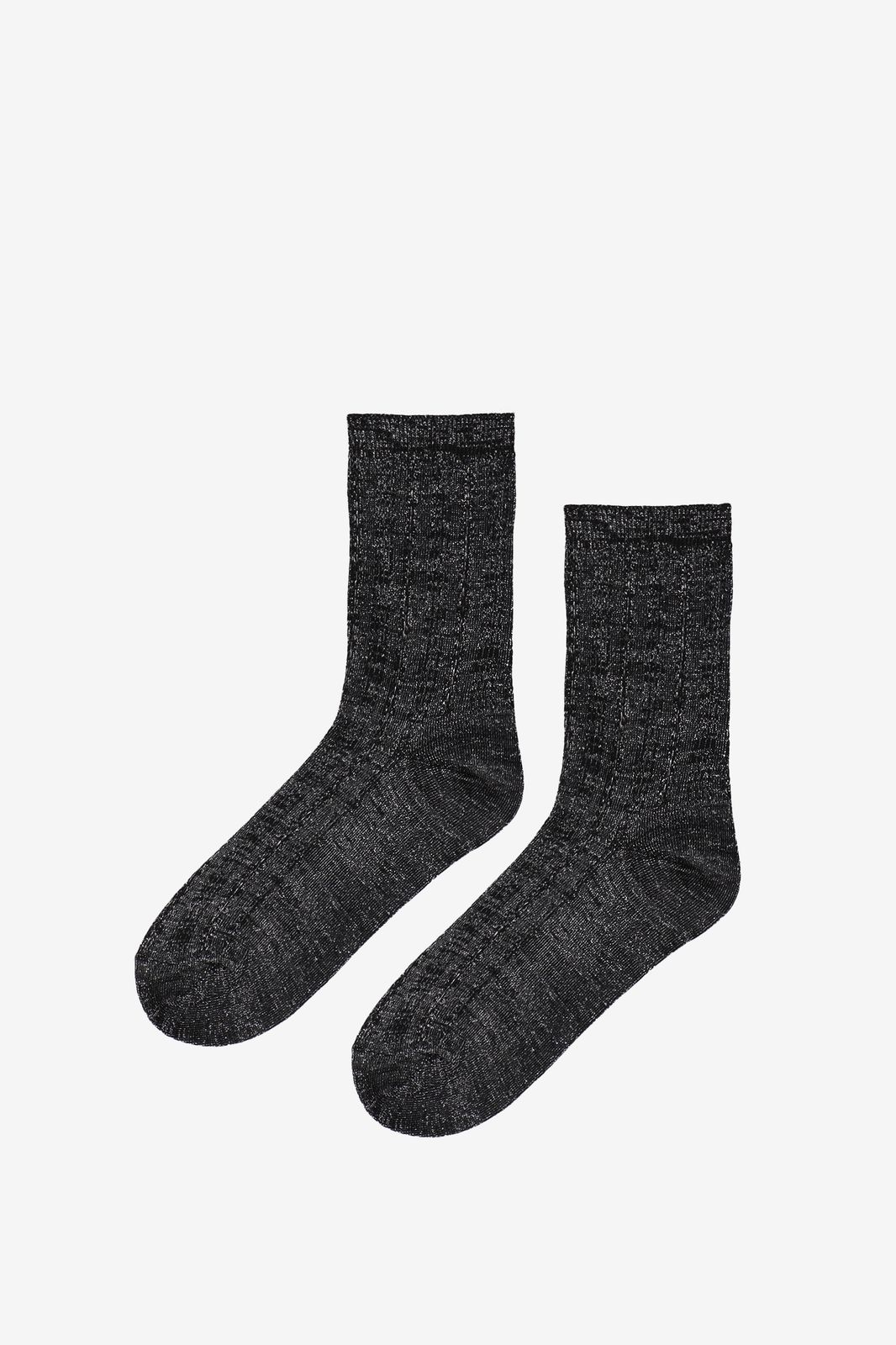 Becksöndergaard Socken mit Lurex - schwarz