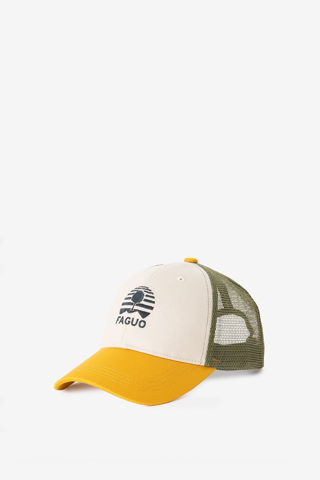 Faguo Casquette avec broderie - vert foncé