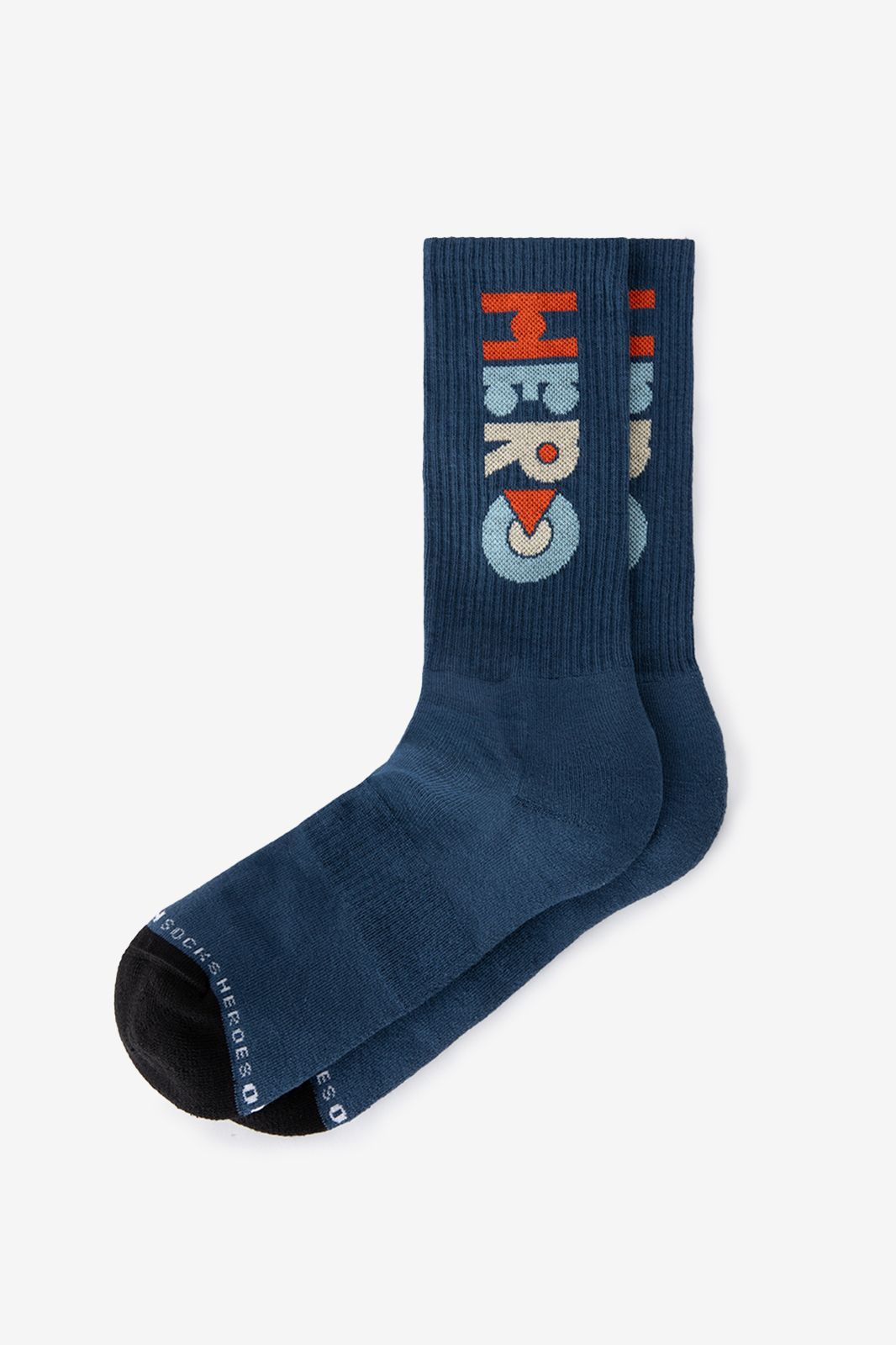 Heroes on Socks Chaussettes avec pop art - bleu foncé