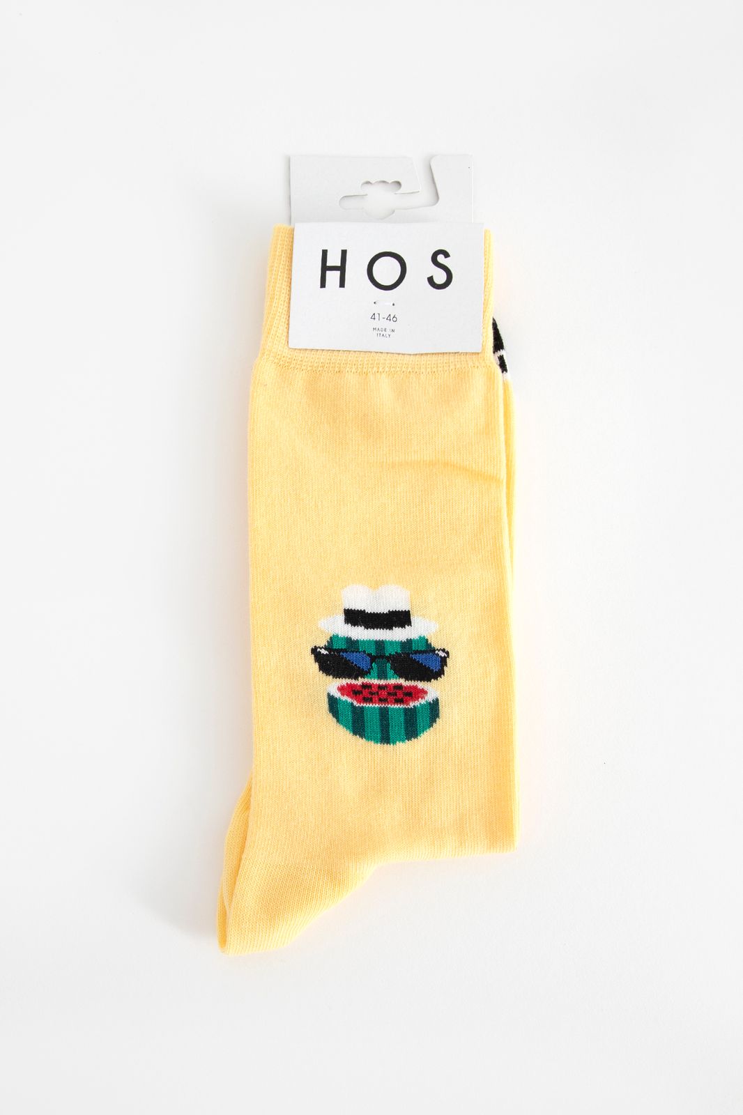 Heroes on Socks Chaussettes avec pastèque - jaune