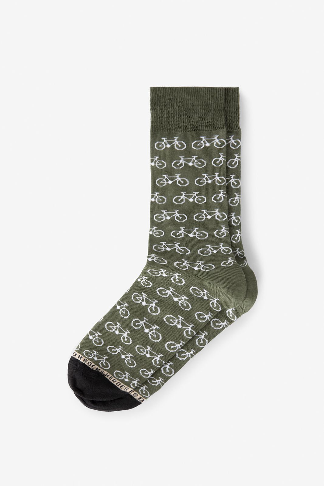 Heroes on Socks Socken mit Print - dunkelgrün