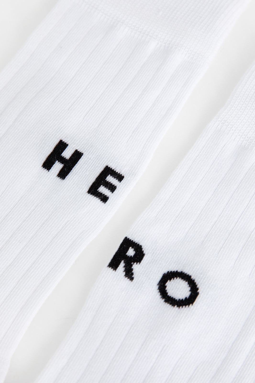 Heroes on Socks Hero - blanc