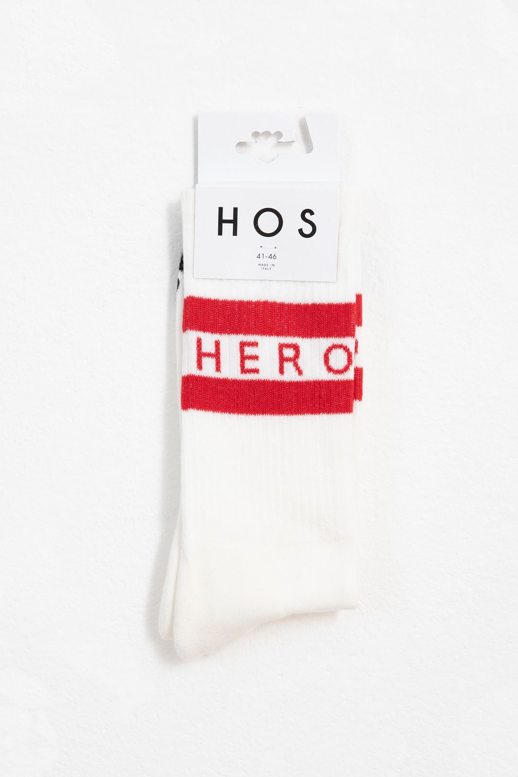 Heroes on socks wit met rode sokken - Heren | Sissy-Boy