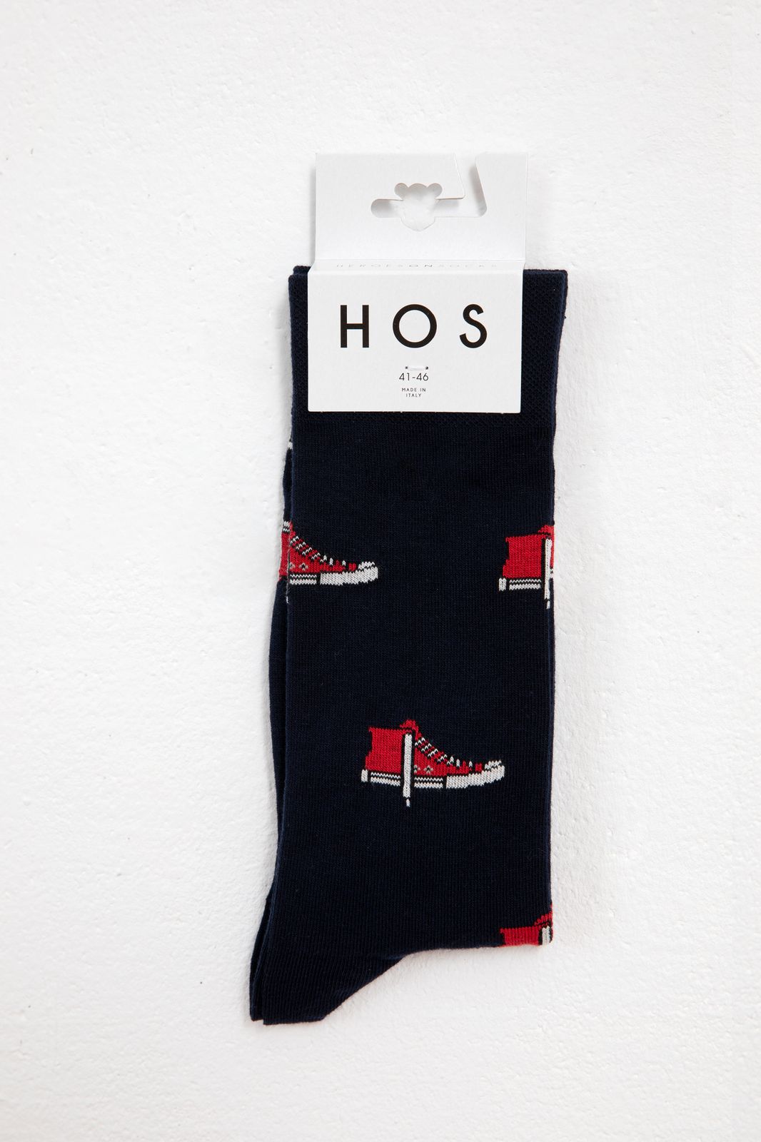 Heroes On Socks donkerblauwe sokken sneakers - Heren | Sissy-Boy