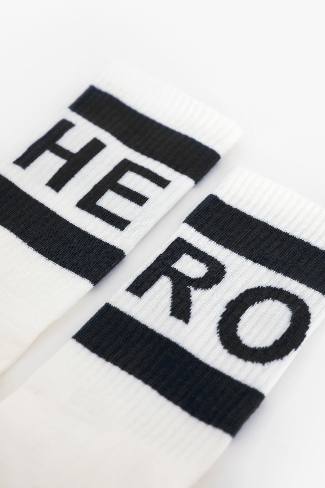 Heroes on socks wit met zwarte sokken vintage - Heren | Sissy-Boy