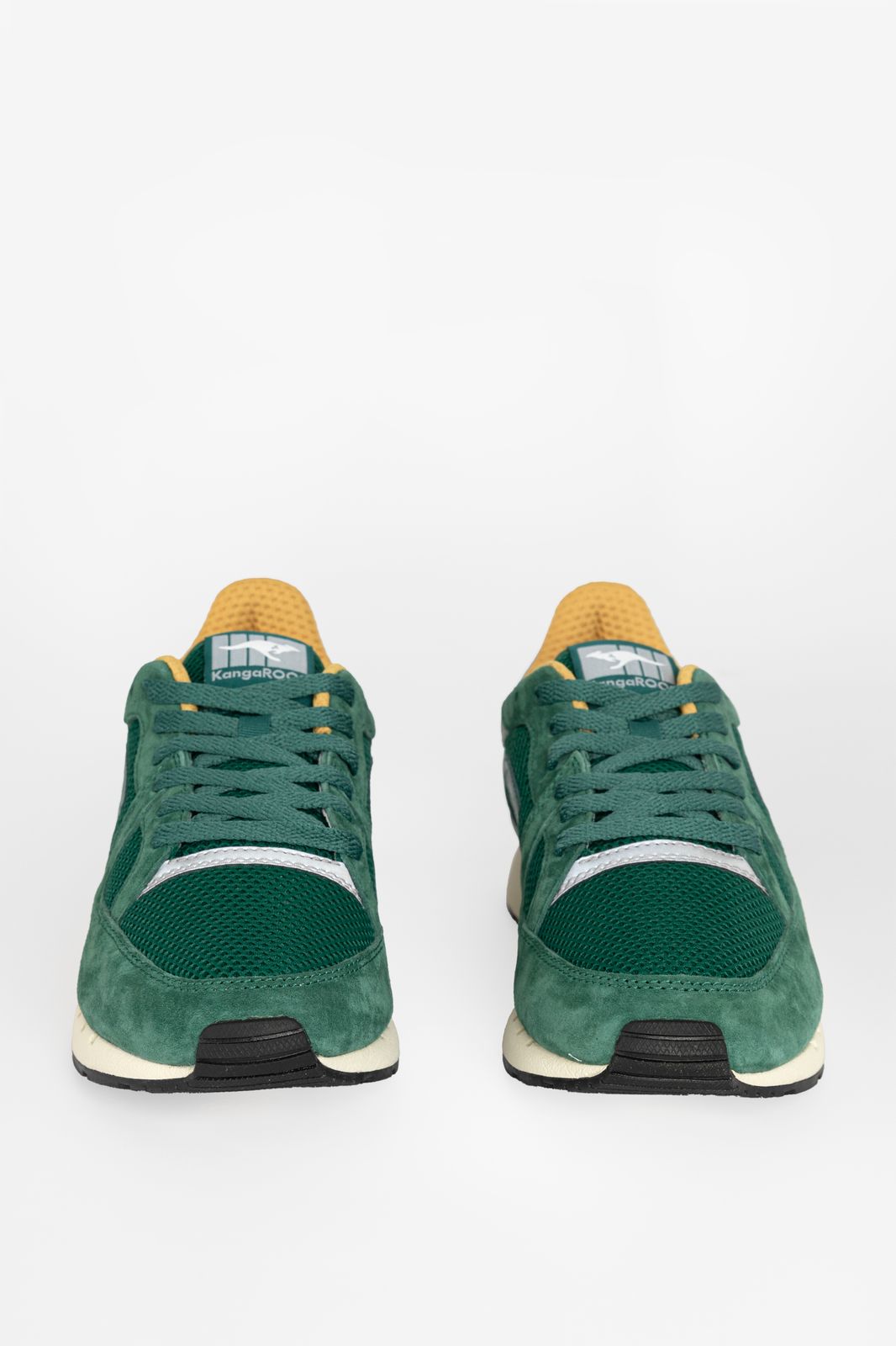KangaROOS Veloursleder-Sneaker - grün