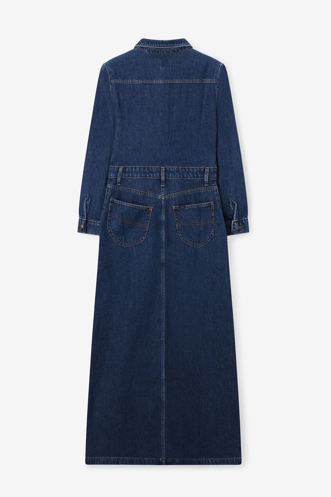 LEE Maxi-Jeanskleid - dunkelblau