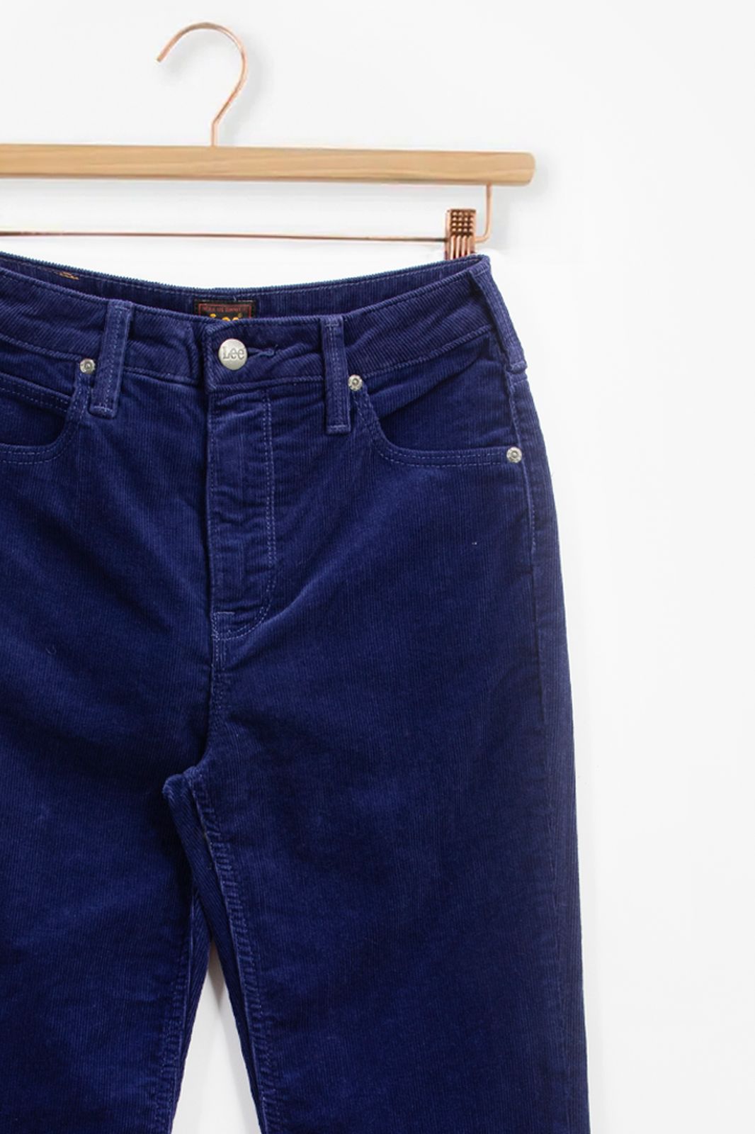 LEE Breese High Waist Flared Jeans aus Cord - lila