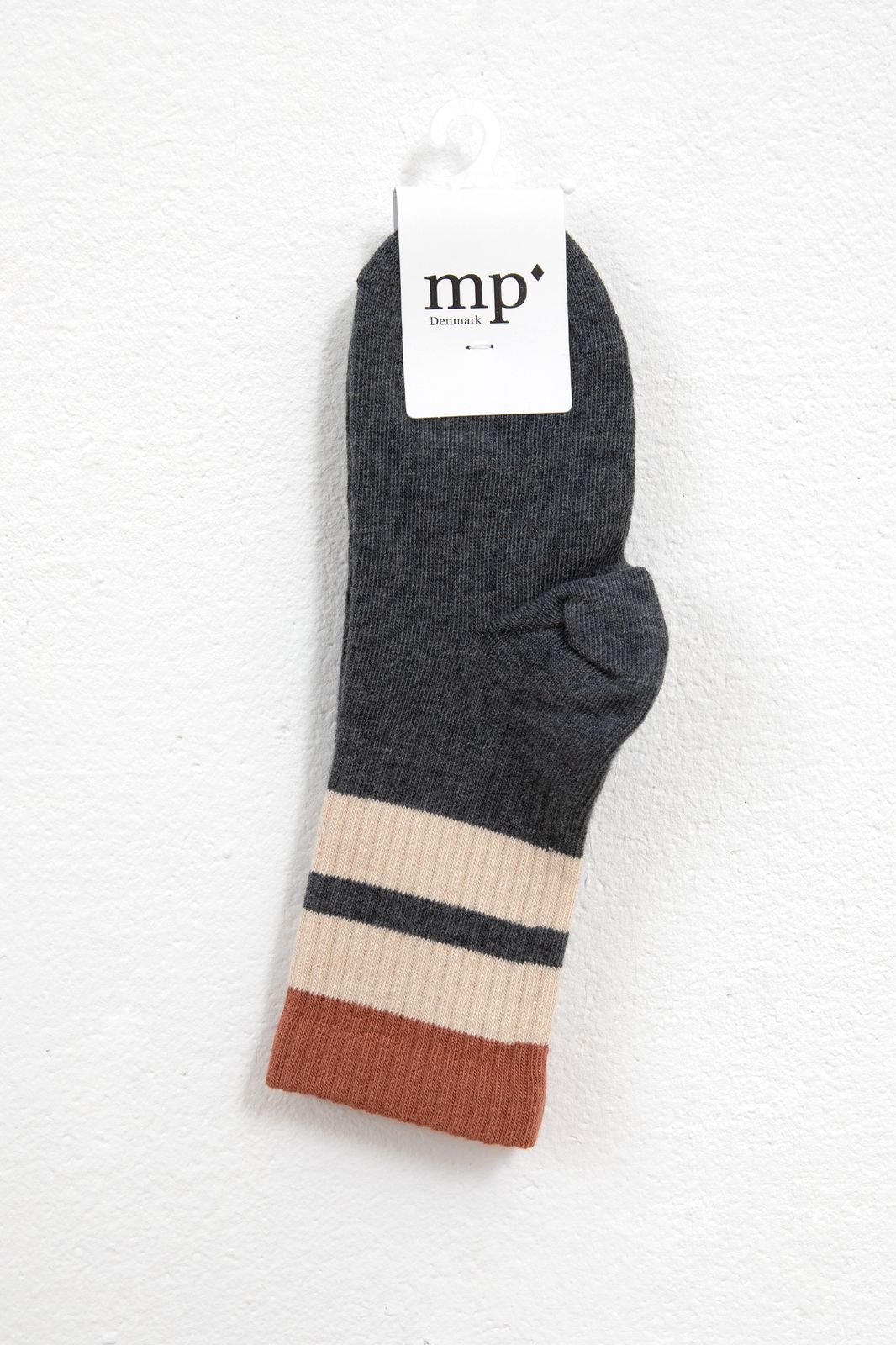 MP Denmark gestreifte Socken mit Colorblocking-Design