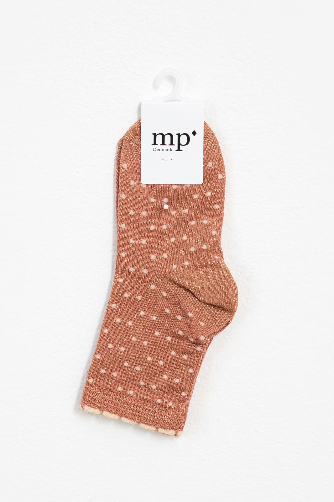 MP Denmark Roze sokken met stippen en glitter
