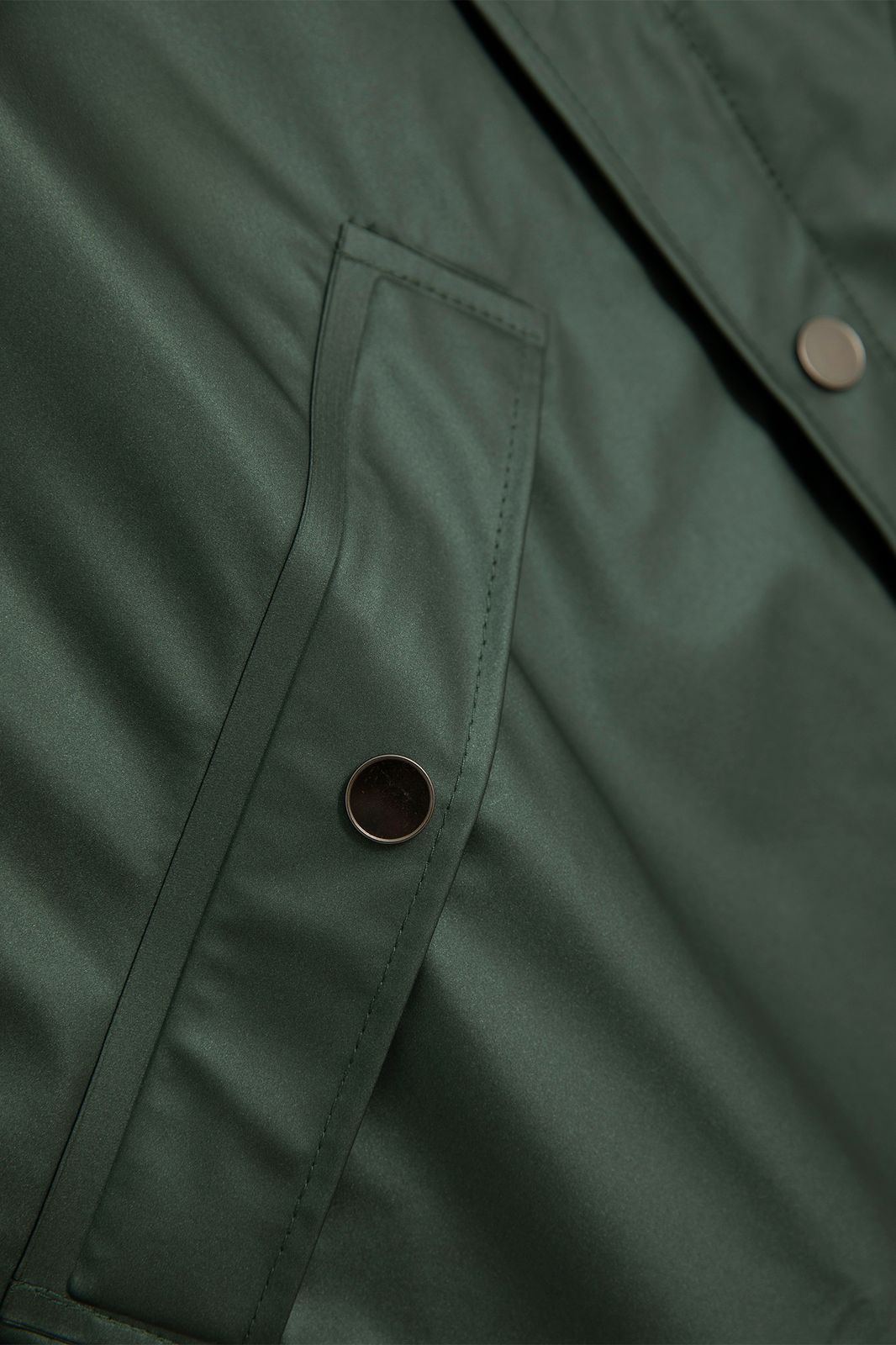 RAINS 1202 Long jacket dark green - Dames | Sissy-Boy
