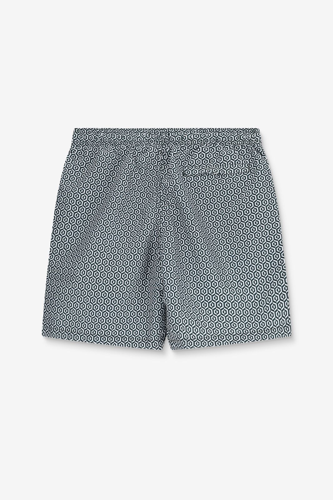 Shiwi Badehose mit geometrischem Print - dunkelgrün