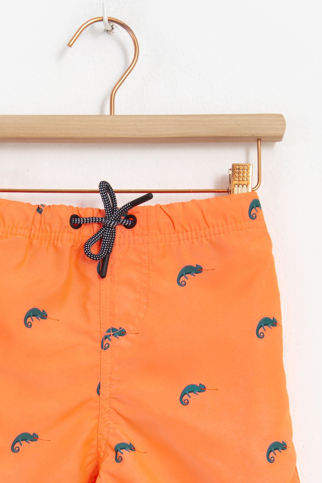 Kracht Laat je zien Kapper Shiwi oranje zwembroek met cameleon - Kids | Sissy-Boy