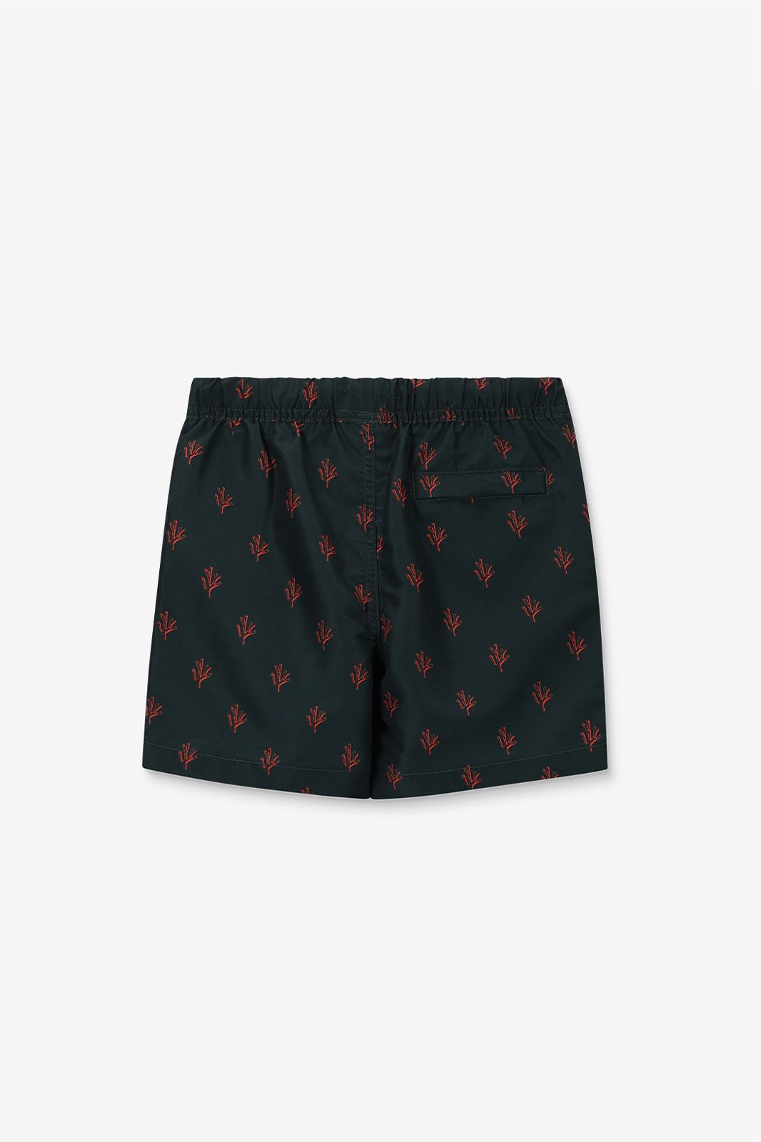 Shiwi Short de bain avec imprimé corail - vert foncé