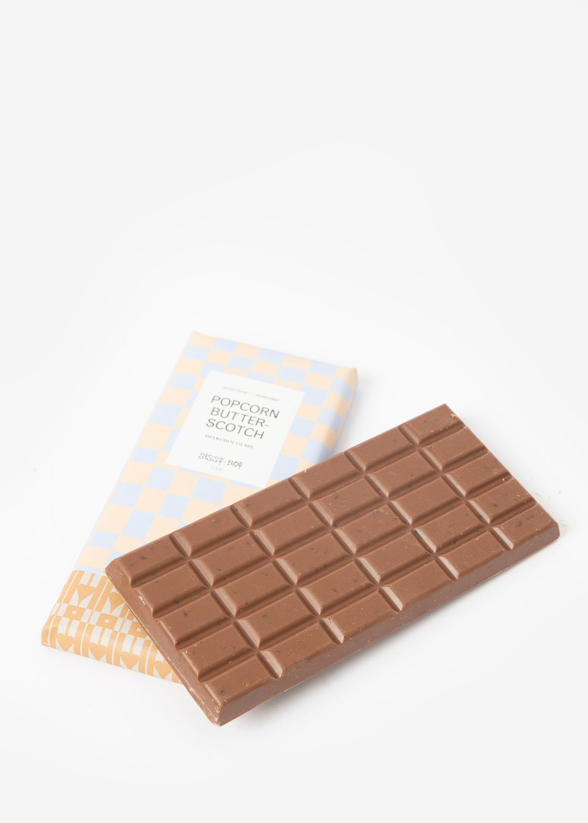 Schokoriegel Milchschokolade Popcorn Butterscotch