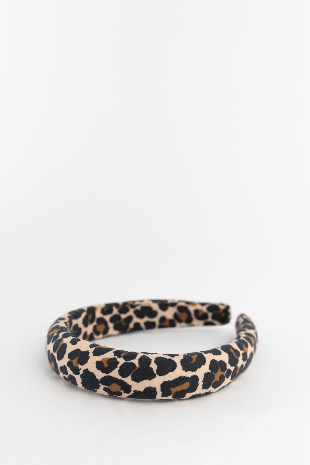 Haarreif mit Leoprint - braun