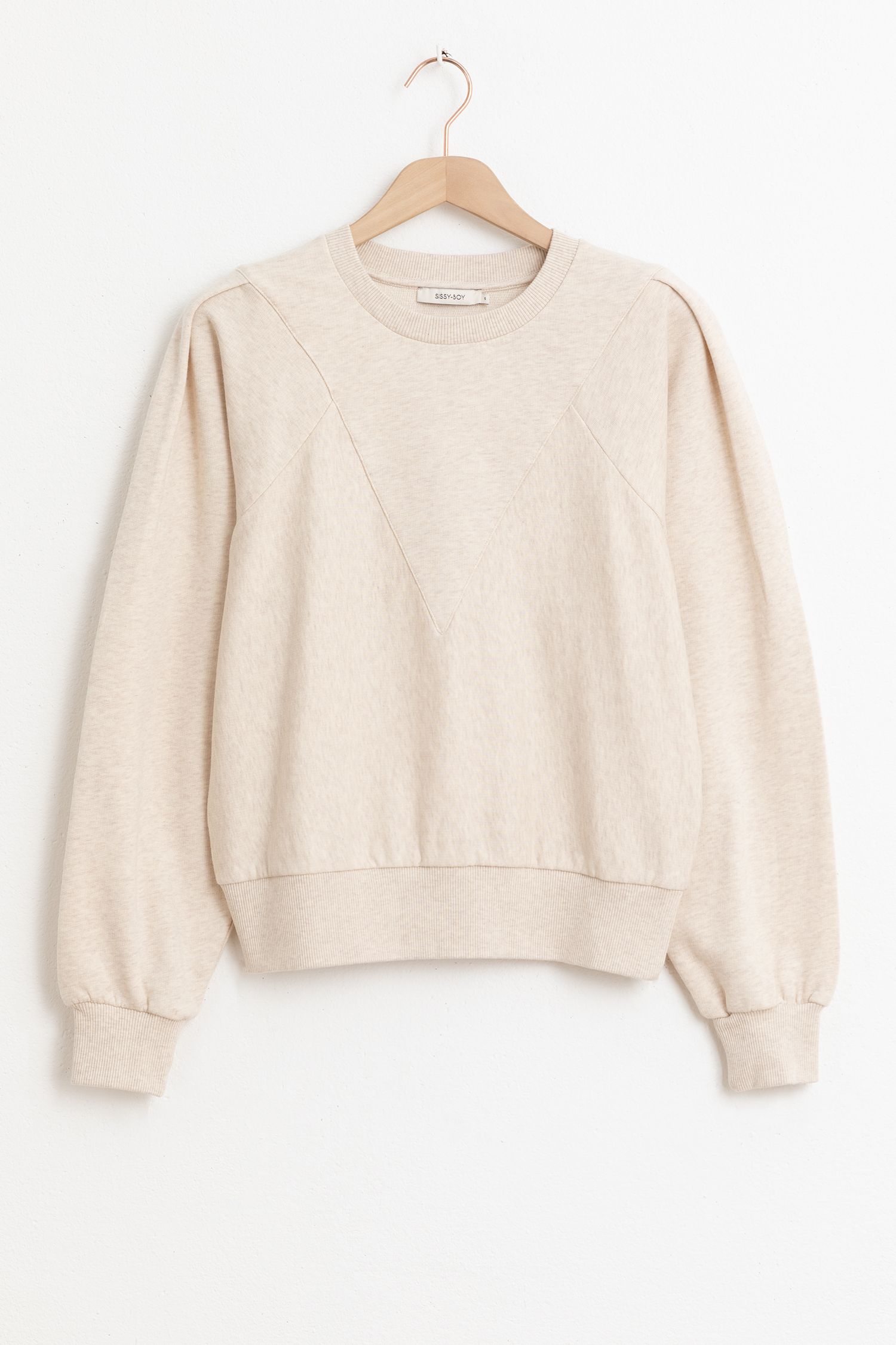 beige sweater dames