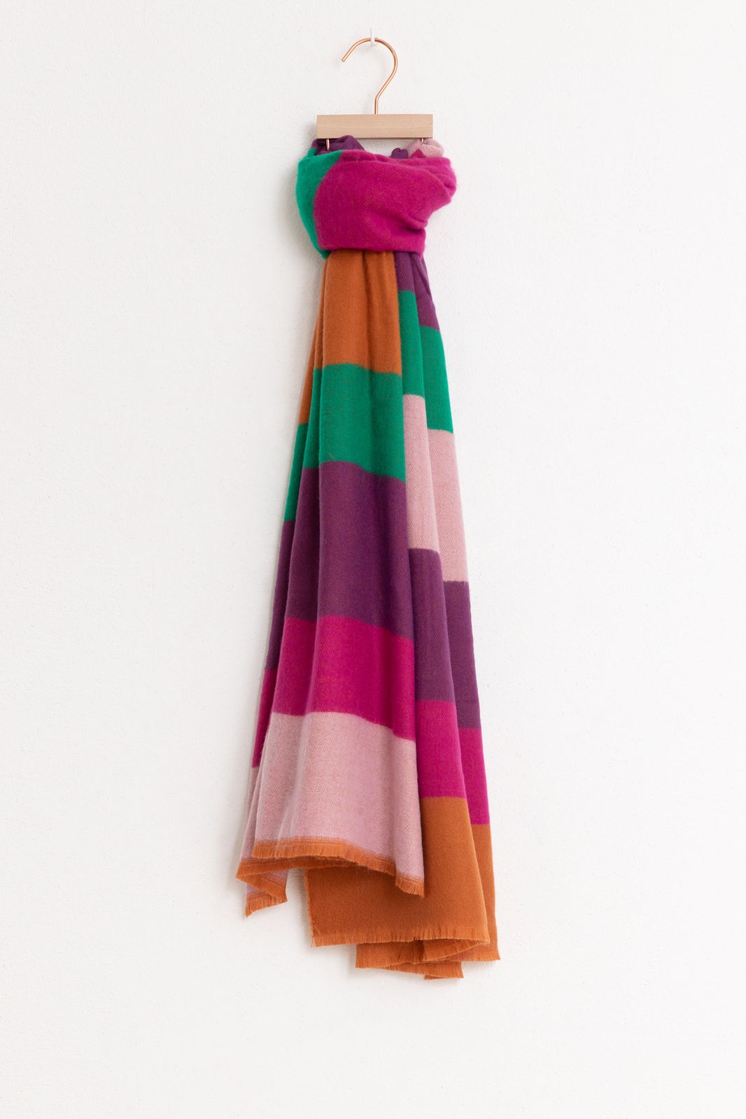 Schal mit Color-Blocking-Design