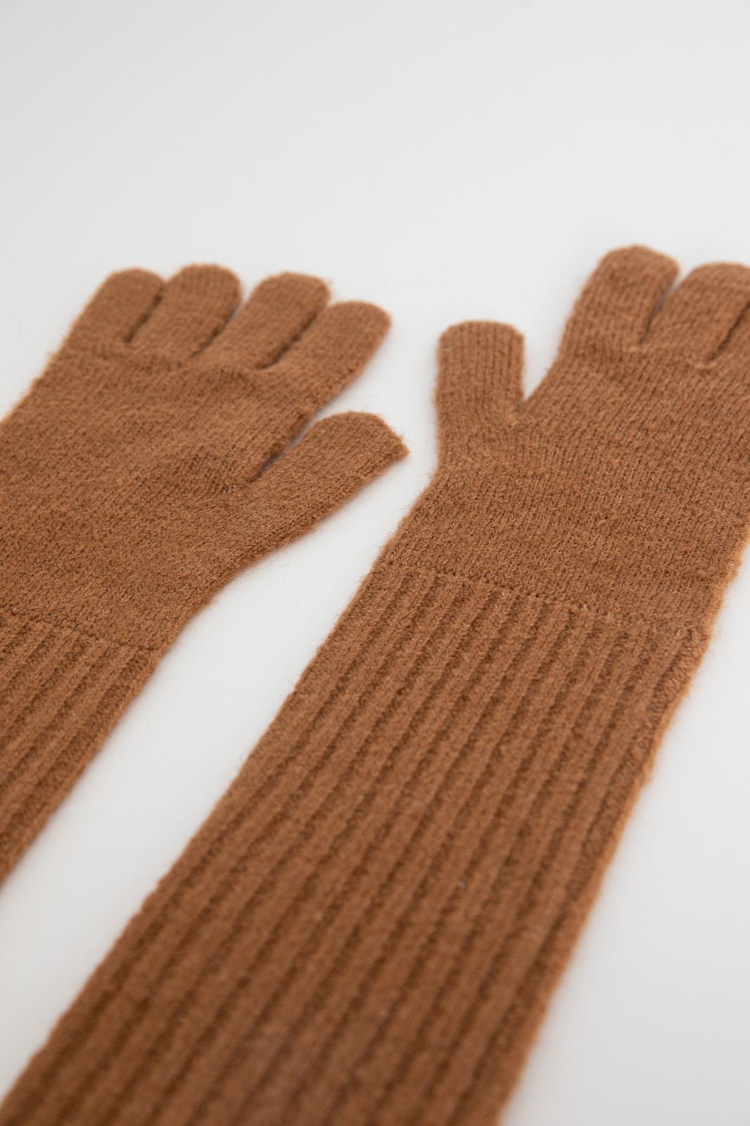 Bruine lange handschoenen - Dames | Sissy-Boy