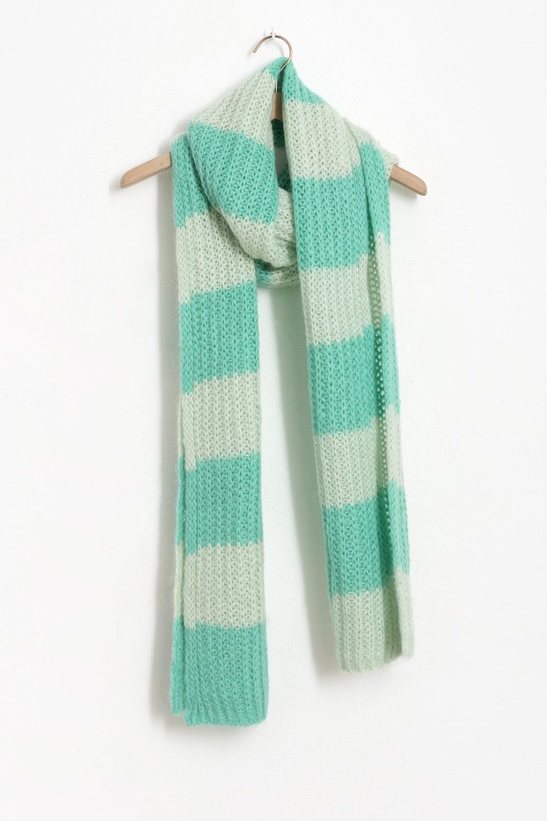 Groene blokgestreepte sjaal - Dames | Sissy-Boy