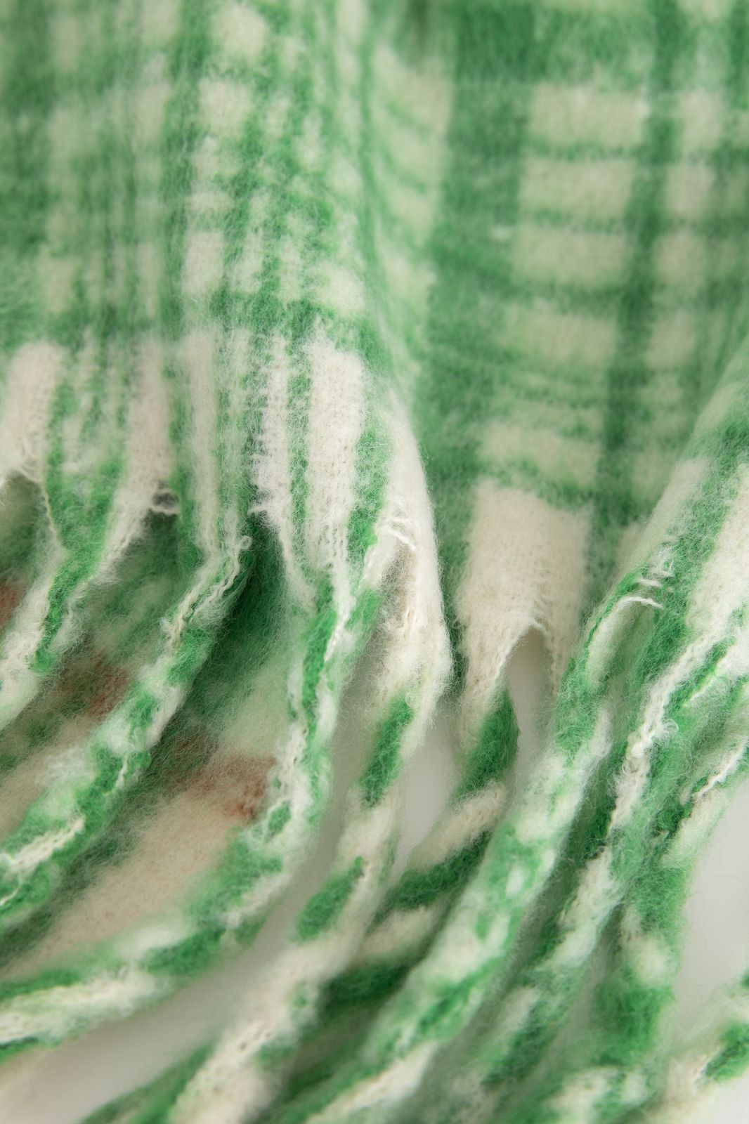 Groene sjaal met ruit