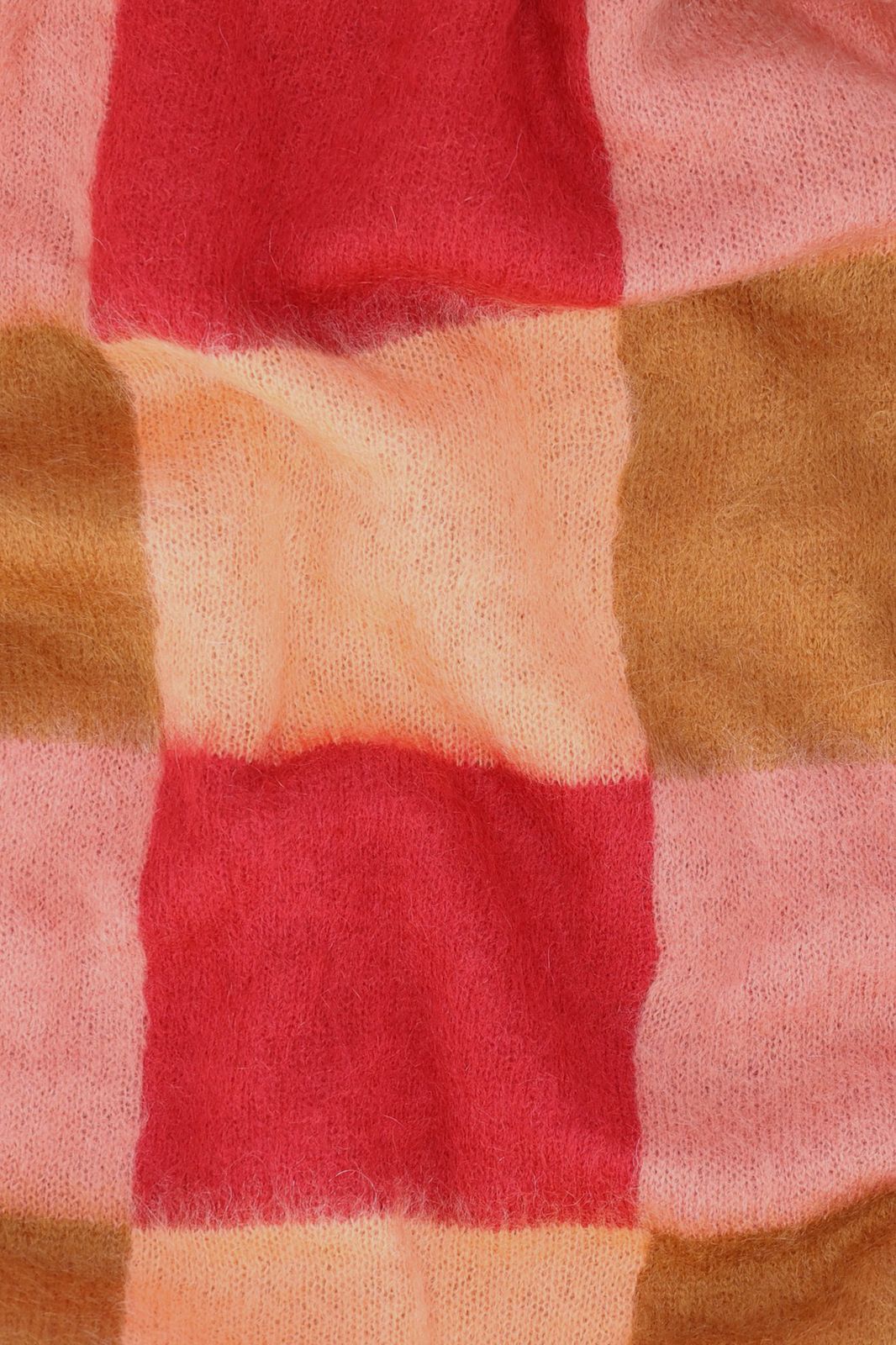 Écharpe à carreaux - rose