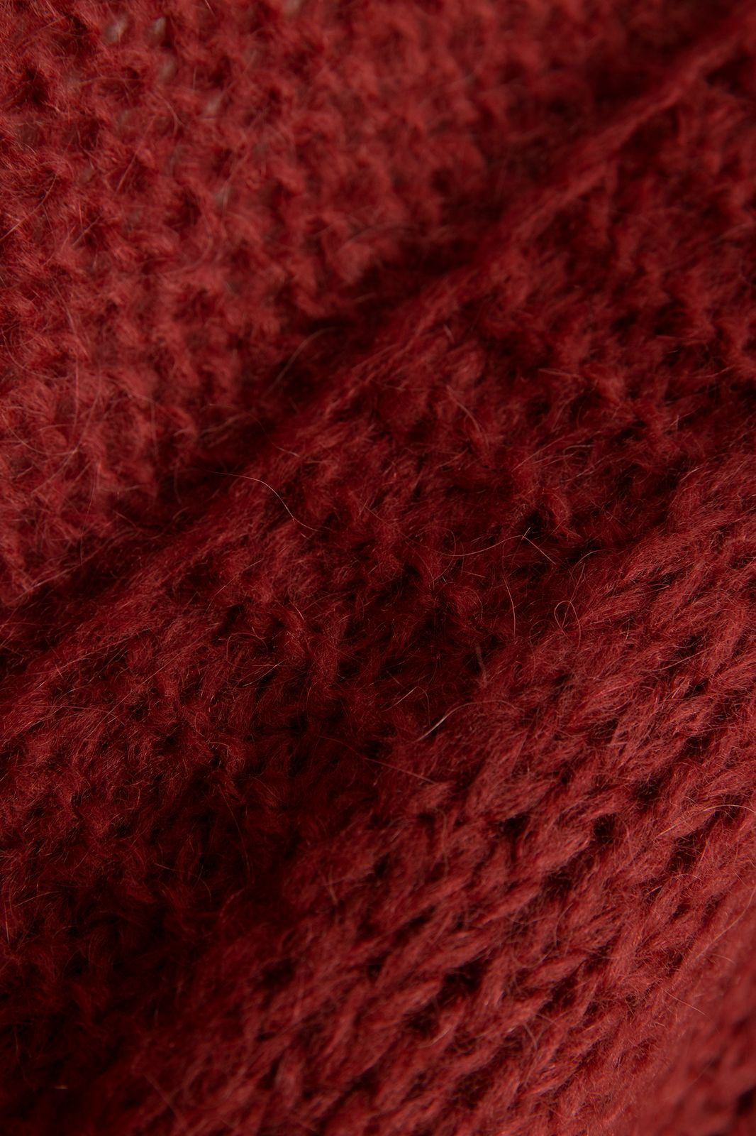Gilet tricoté - rouge