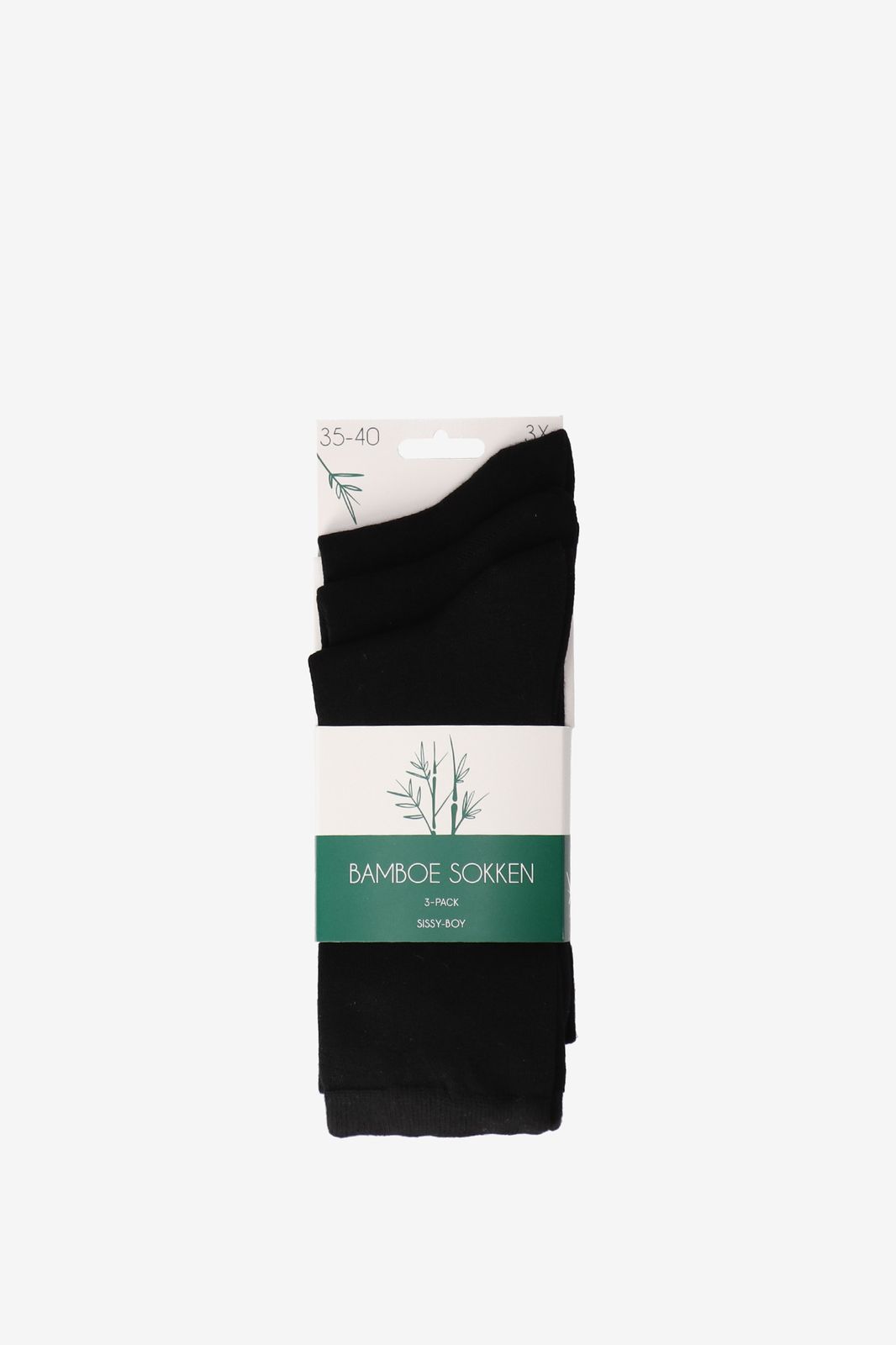 Zwarte bamboe sokken