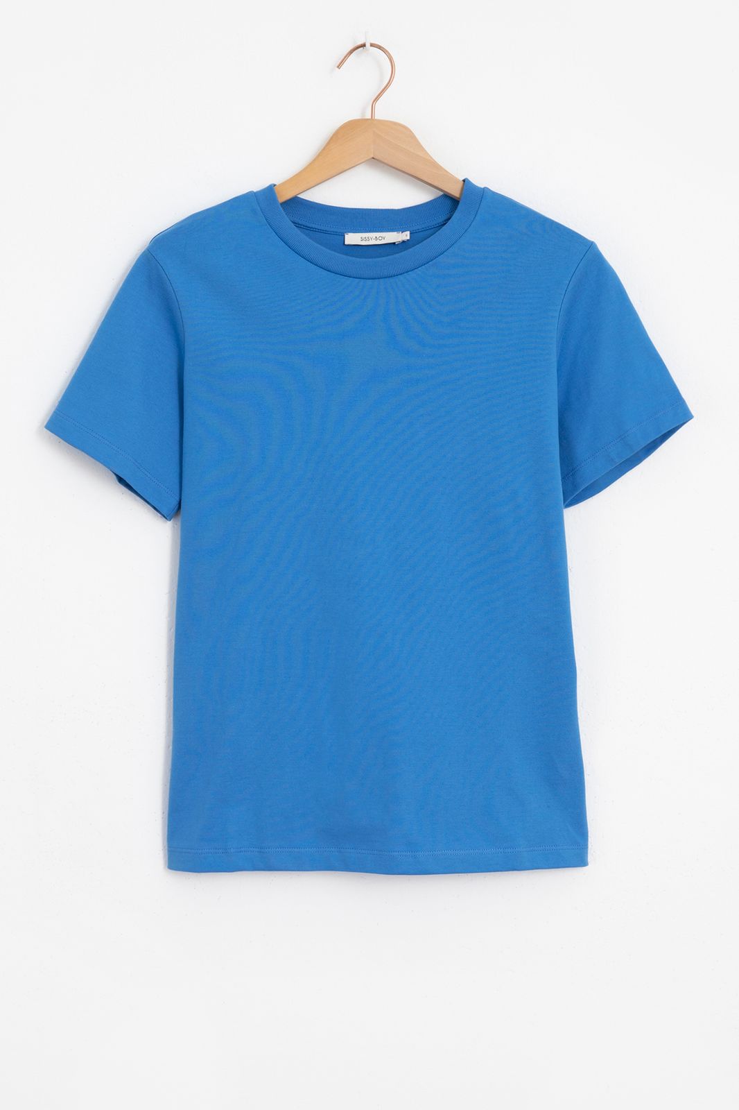 Baumwoll-Shirt - blau