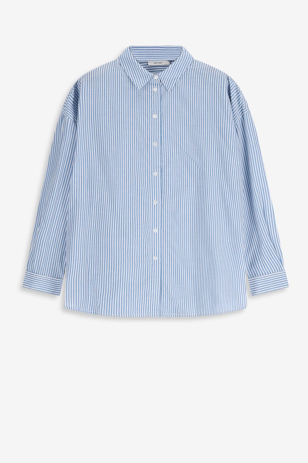 Gestreifte Bluse - blau