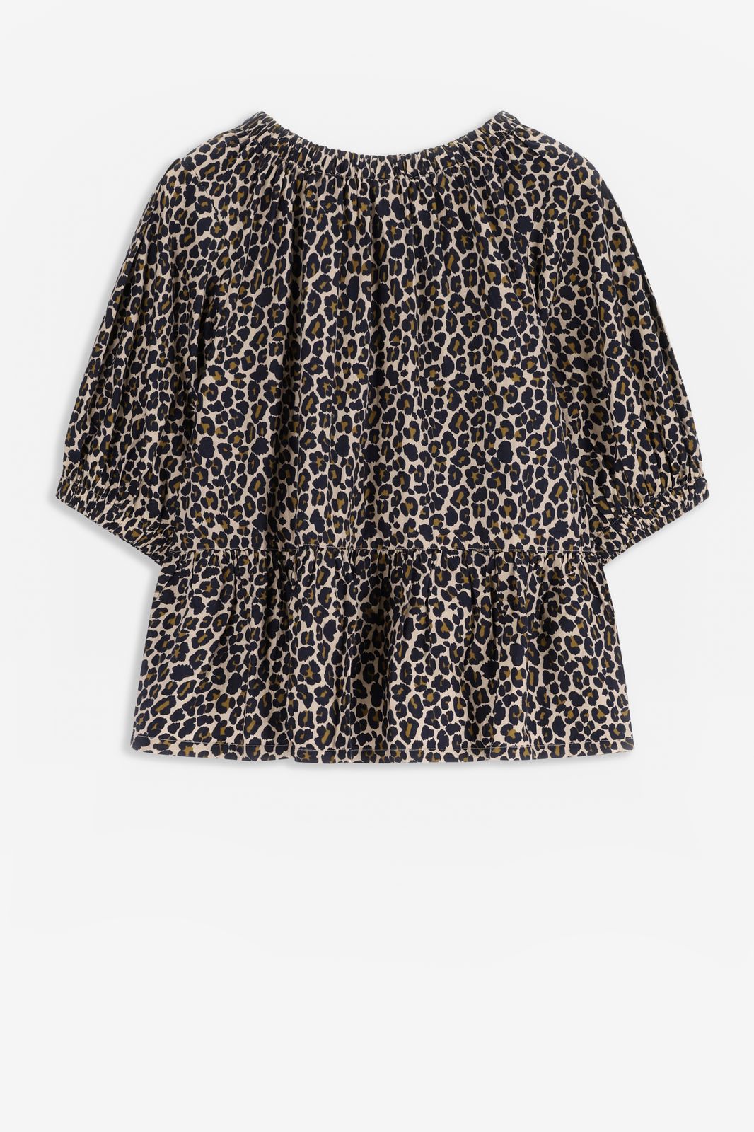 Top mit Leoprint - braun