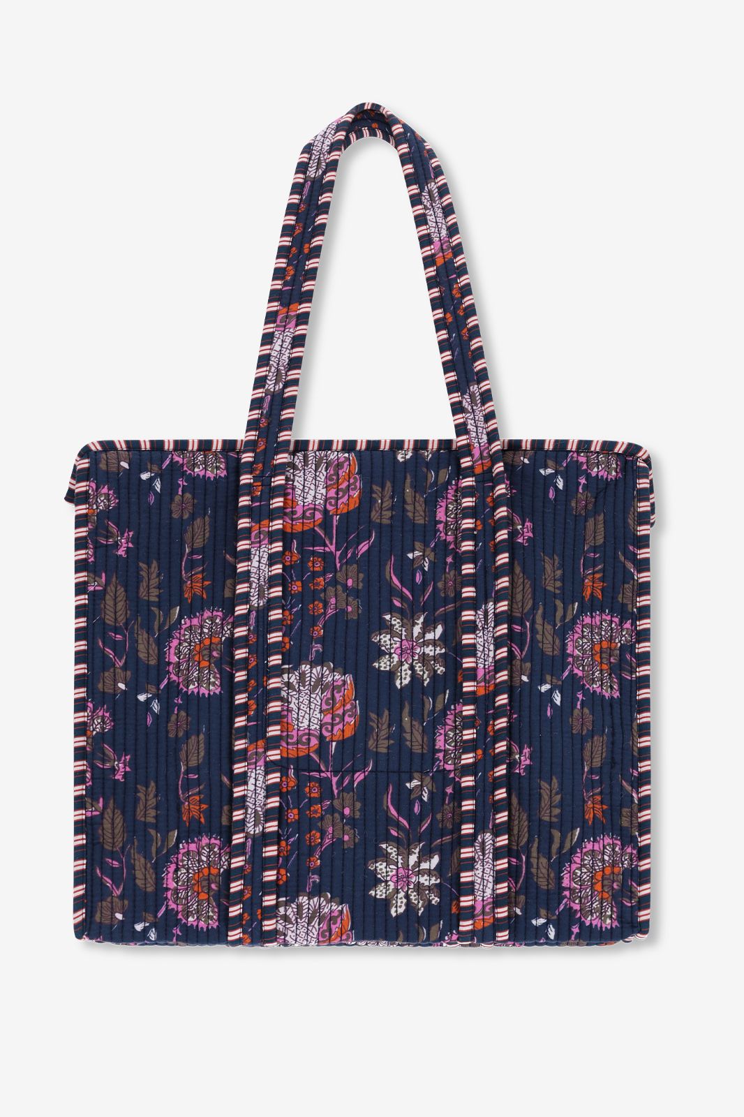 Shopper mit Print - dunkelblau