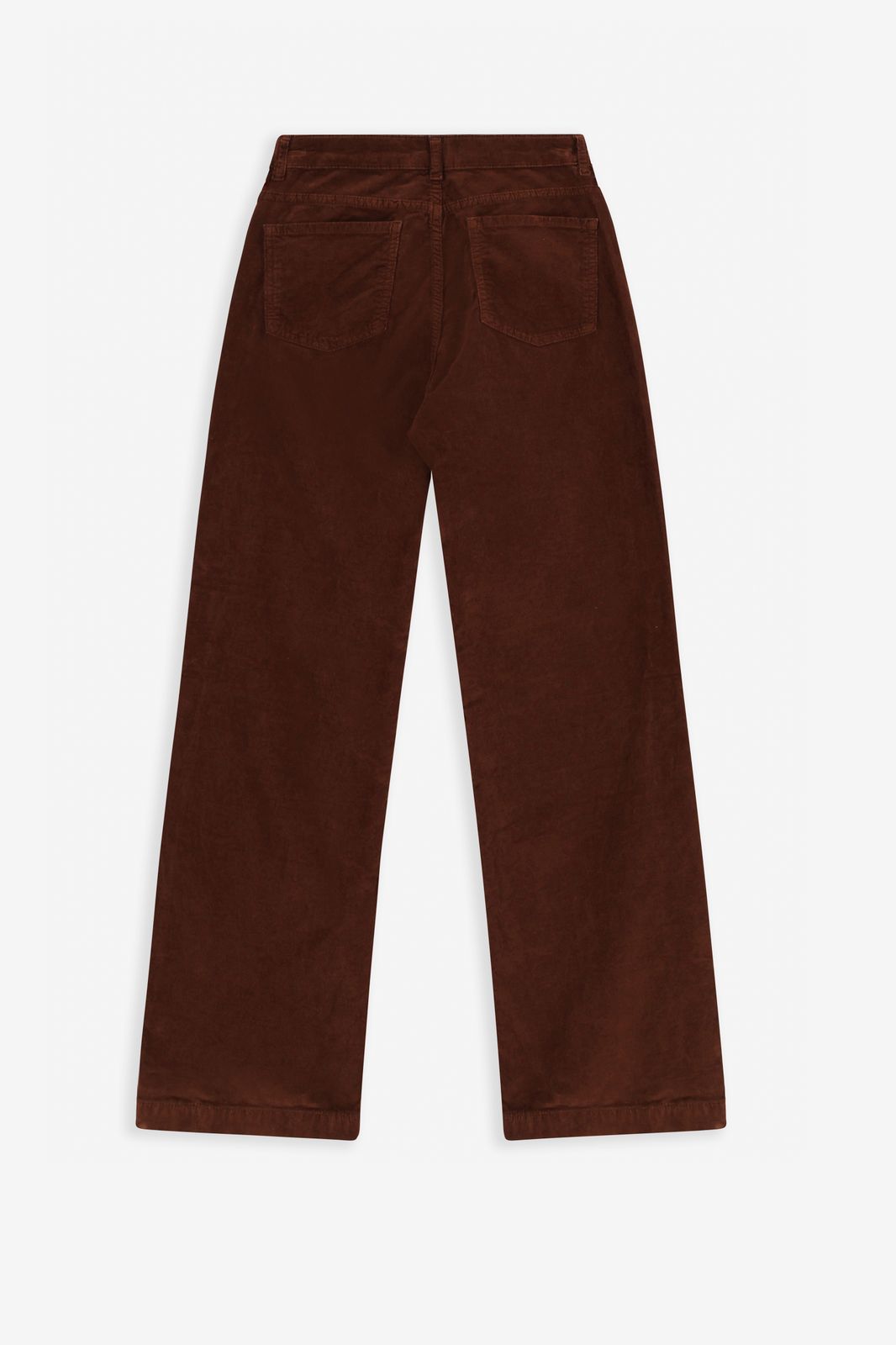Cordhose mit Schlag - dunkelbraun